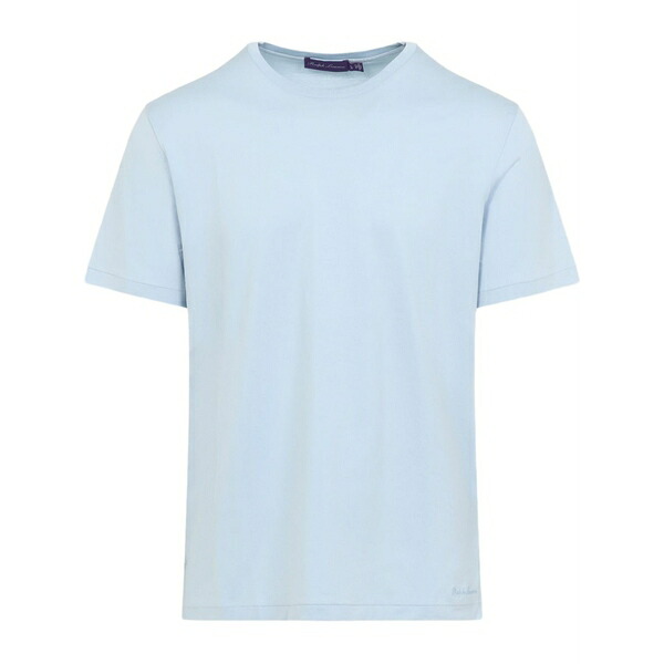ラルフ・ローレン パープルレーベル メンズ プルオーバー トップス Cotton t-shirt Blue