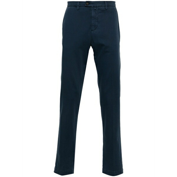 コルネリアーニ メンズ 心地好いズボン下 ボトムス Canvas chinos Blue
