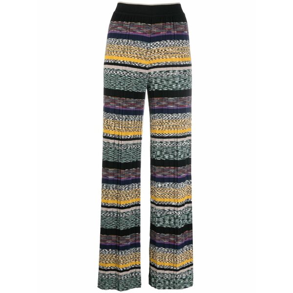 ミッソーニ レディース 編み物\u0026スウェーター アウター Striped knitted trousers Black