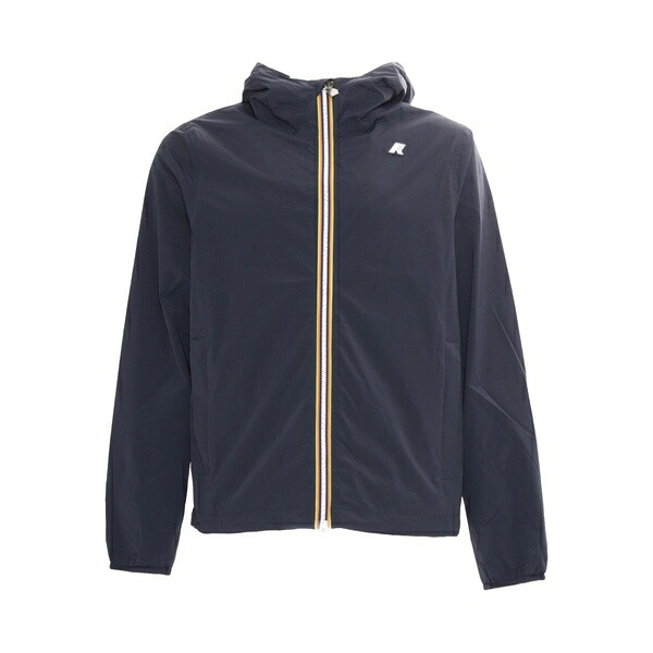 ケイ通い路 メンズ 厚地の外套 アウター Jack hooded zip-up jacket Blue