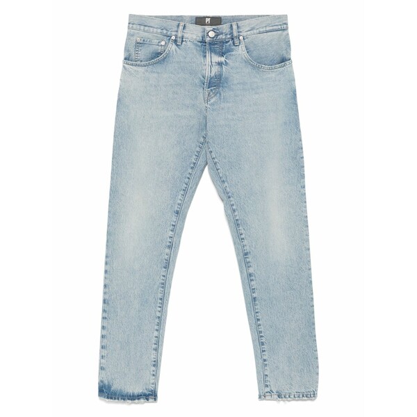 PTトリノ メンズ ジーンズズボン下 ボトムス Logo-patch jeans Blue
