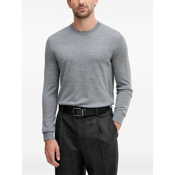 リュージョー メンズ 編み物\u0026プルオーバー アウター Crew-neck sweater Grey