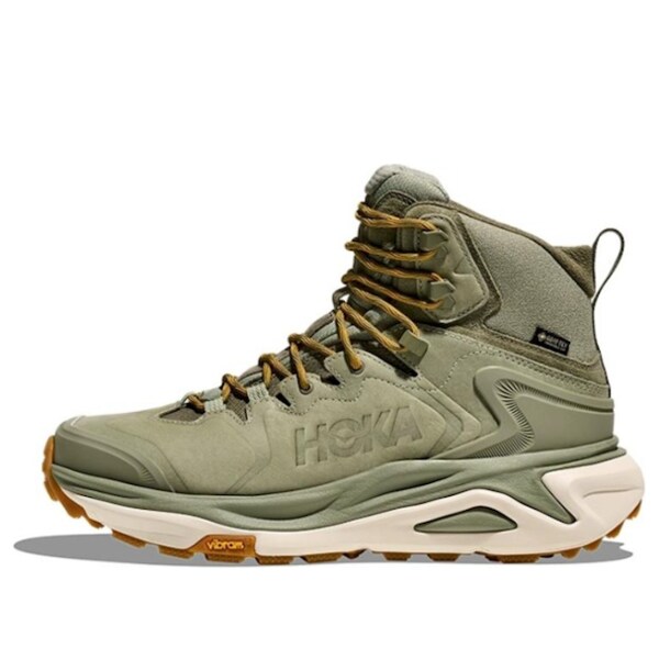 HOKA ONE ONE ホカオネオネ メンズ スニーカー  【HOKA ONE ONE Kaha 3 GTX Hi \u0027Light Green\u0027 1162530-SMLK】  大いさ US_8(26.0糎) 靴-メンズ靴
