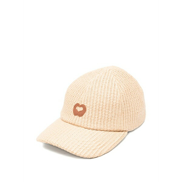 マージュ レディース かぶり笠 付属品 Heart-motif textured cap Neutrals