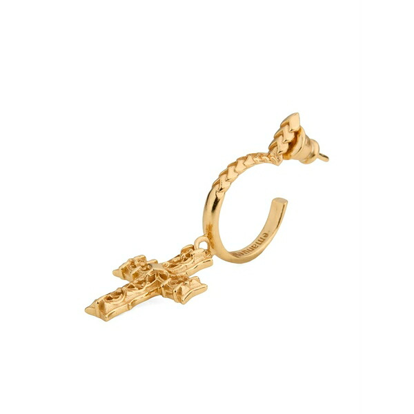 エマニュエレ ビコッキ メンズ ピアス・イヤリング 佩び物 Notre-dame cross earring Gold