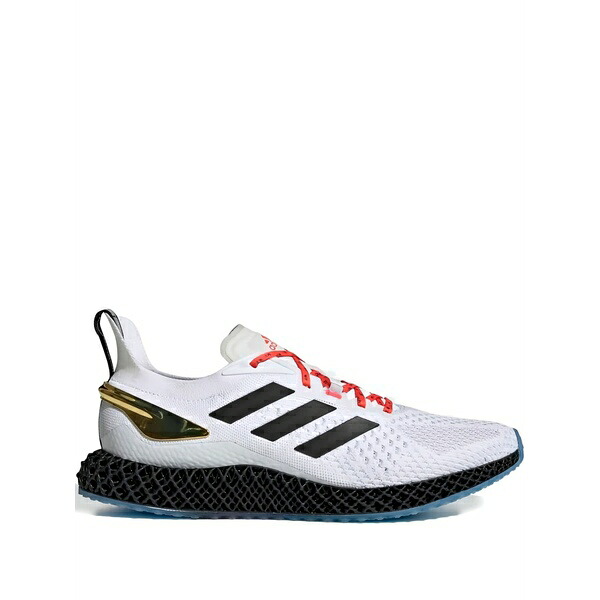 アディダス メンズ スニーカー シューズ Low-top mesh-panel sneakers White