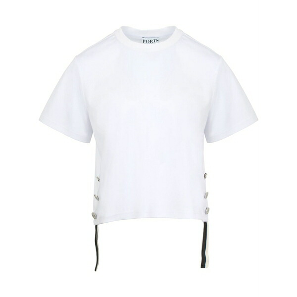ポーツ 1961 レディース プルオーバー トップス Comfort cotton t-shirt  White