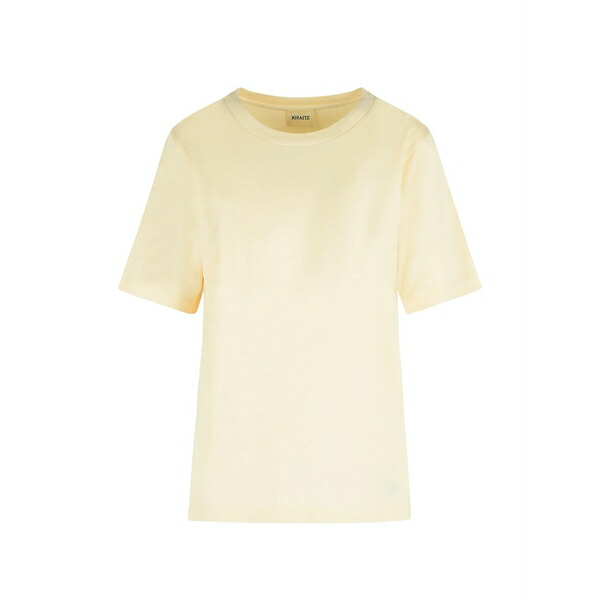 カイト レディース Tシャツ トップス Allen silk t-shirt Neutrals｜asty 87,340円