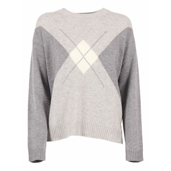 カングラ レディース ニット&セーター アウター Crew-neck sweater Grey｜asty