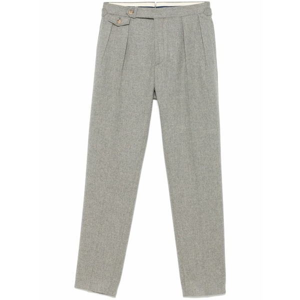 ラルフローレン メンズ カジュアルパンツ ボトムス Wool trousers Grey|asty
