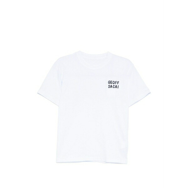 サカイ レディース プルオーバー トップス Graphic print t-shirt White