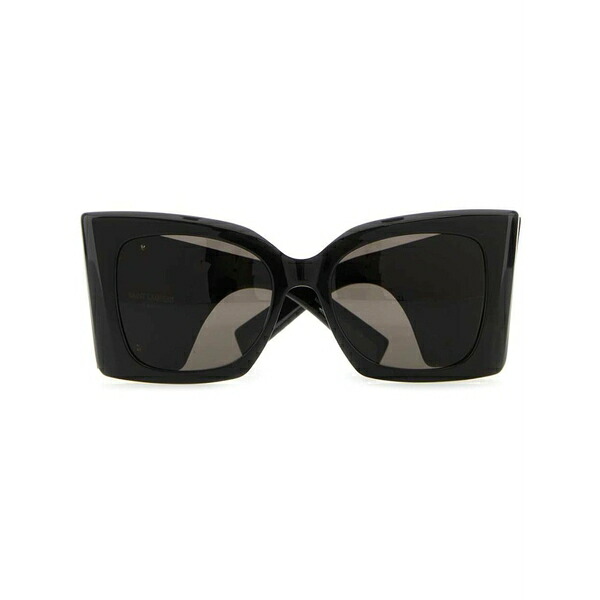 サンローラン アイウェア メンズ サングラス・アイウェア アクセサリー Square-frame tinted sunglasses Black|asty