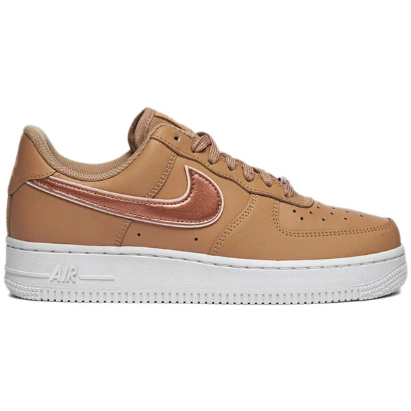 Nike ナイキ レディース スニーカー  【Nike Air Force 1 07 Tan Metallic Rose Gold (Women)】  サイズ US_8.5(25.5cm) Hemp/Metallic Rose Gold/Light Soft Pink