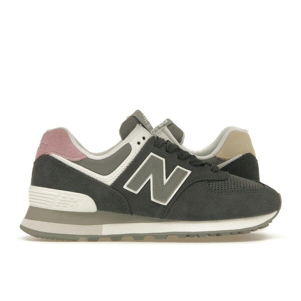 New Balance ニューバランス メンズ スニーカー 【New Balance 574 Black Pink】 サイズ US_M_13 Black/Pink|asty