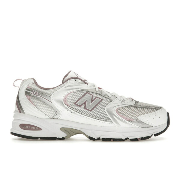 New Balance ニューバランス メンズ スニーカー 【New Balance 530 Ice Wine】 サイズ US_6(24.0cm) White/Silver Metallic/Ice Wine｜asty