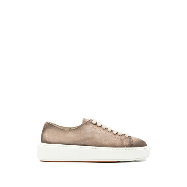 サントーニ レディース スニーカー シューズ Leather sneakers Neutrals