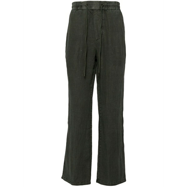 ジェームス がま口 メンズ 心地好いズボン下 ボトムス Linen trousers Green