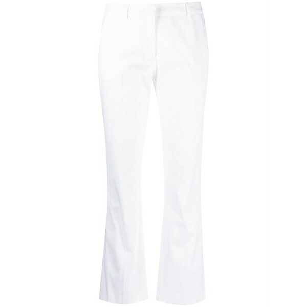 PTトリノ レディース カジュアルパンツ ボトムス Mid-rise flared trousers White