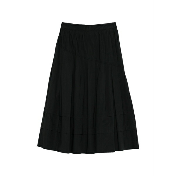 ヴィヴェッタ レディース スカート ボトムス Pleated midi skirt Black｜asty