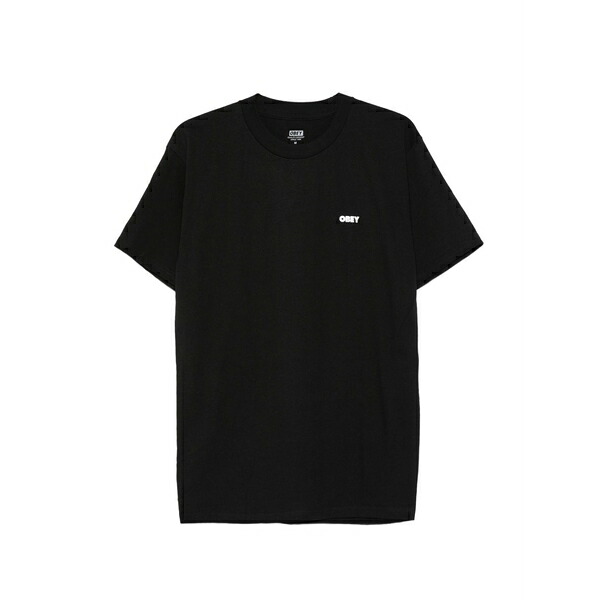 オベイ メンズ プルオーバー トップス Logo t-shirt Black