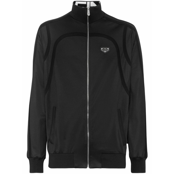 フィリッププレイン メンズ ジャケット＆ブルゾン アウター Olympic jogging jacket  Black