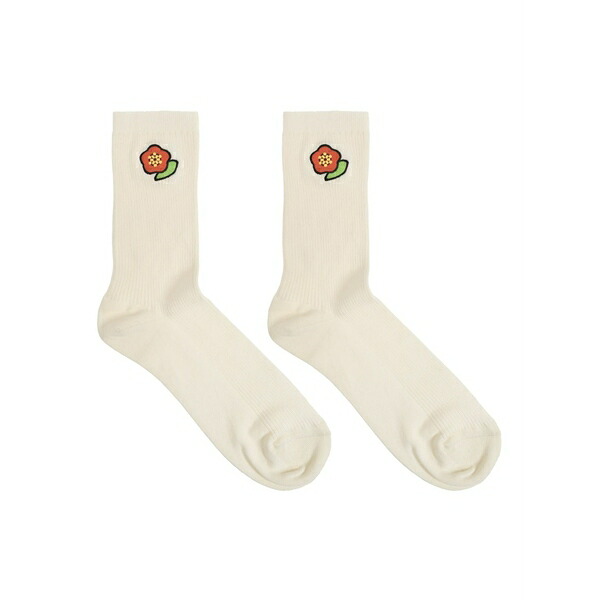 ケンゾー メンズ ソックス アンダー御召しもの Boke flower socks Neutrals