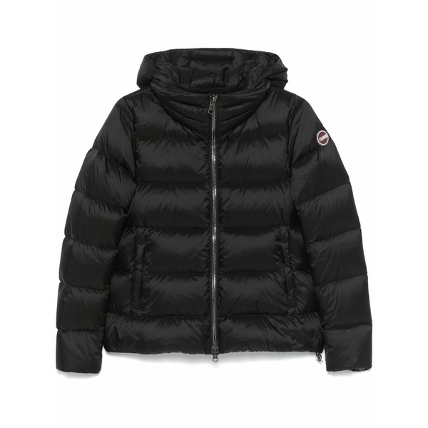コルマール レディース ジャケット＆ブルゾン アウター Logo-patch puffer jacket Black｜asty