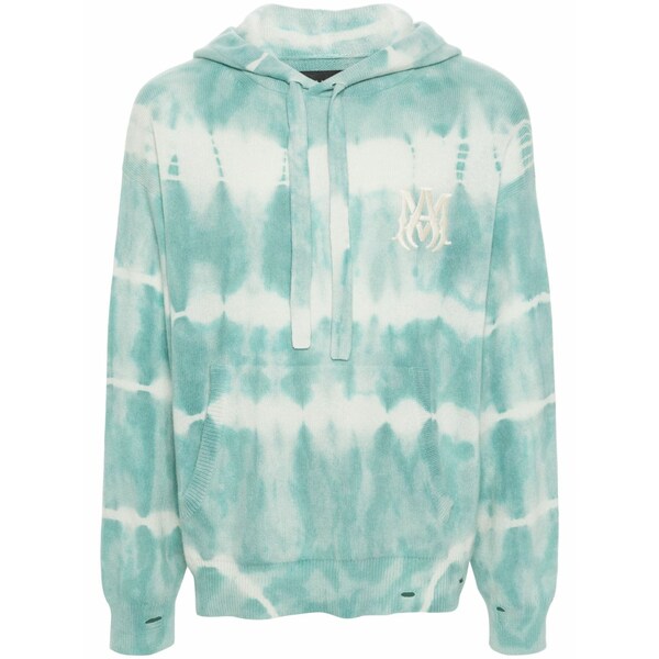 アミリ メンズ パーカー・スウェットシャツ アウター Ma tie dye hoodie Blue