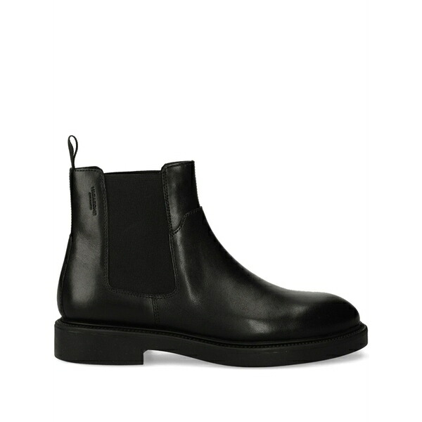 渡り者 レディース ブーツ シューズ Leather ankle boots Black