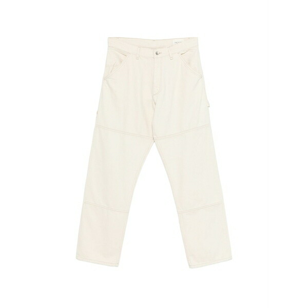 ラグアンドボーン メンズ ジーンズズボン下 ボトムス Knee-panelled denim White
