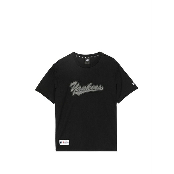 ニューエラ メンズ Tシャツ トップス Crew neck t-shirt Black|asty
