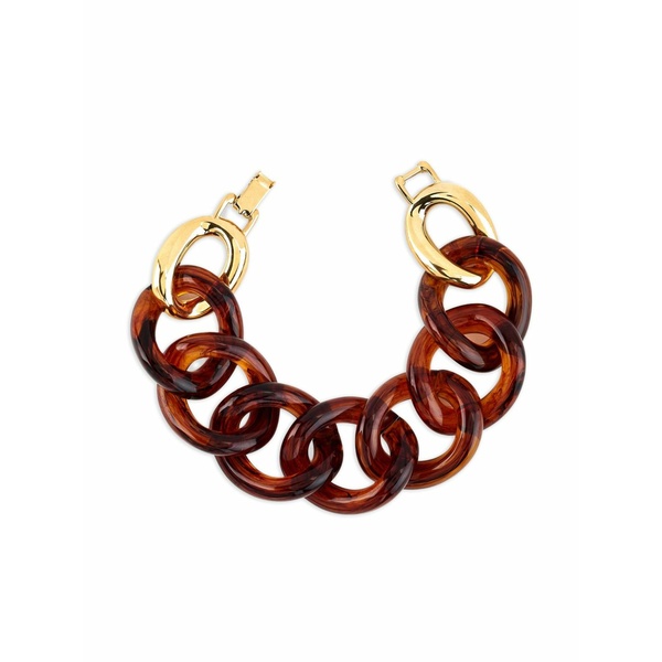 ケネスジェイレーン レディース ブレスレット・バングル・アンクレット アクセサリー Tortoise link bracelet Gold｜asty