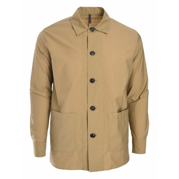 投げること御召しもの メンズ プルオーバー トップス Buttoned pocket shirt Neutrals