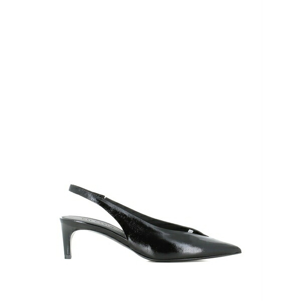 デル カルロ レディース パンプス シューズ Slingback pointed-toe pumps Black