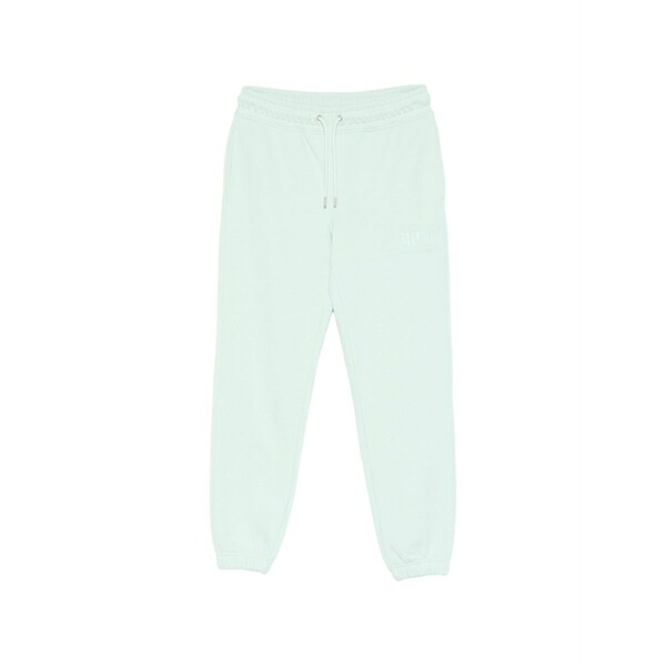 ガント レディース カジュアルパンツ ボトムス Drawstring-fastening logo-embroidered track pants Green|asty