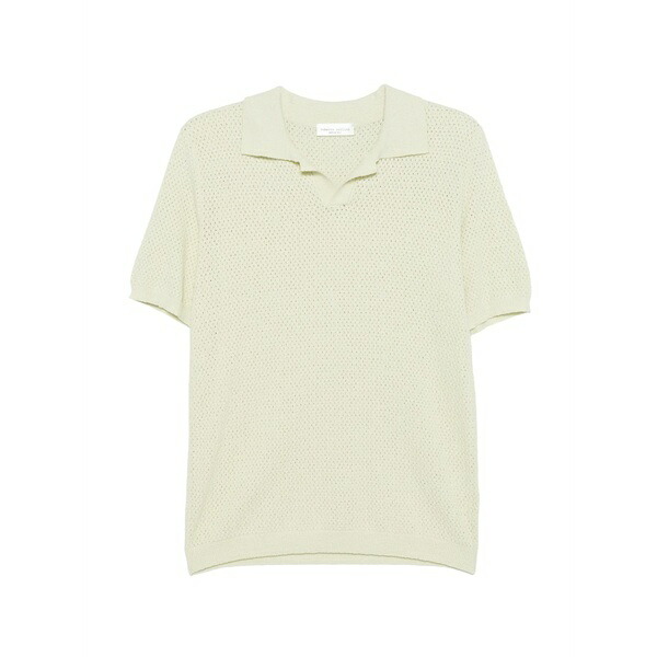 ロベルトコリーナ メンズ プルオーバー トップス Open-knit short-sleeve t-shirt Neutrals