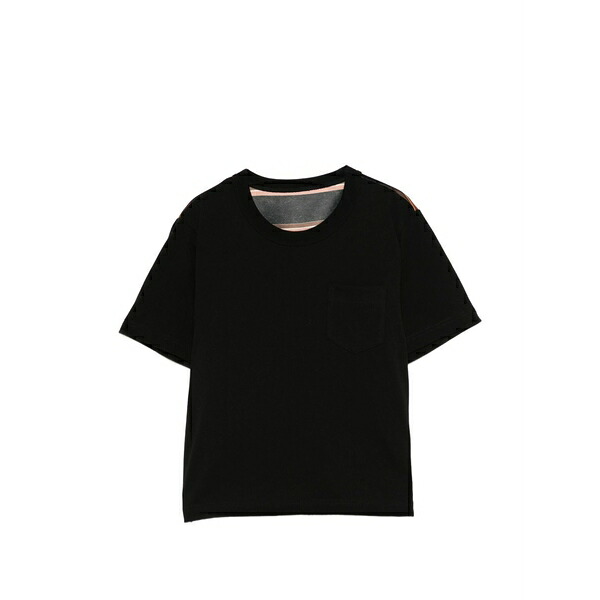 サカイ レディース ティーシャツ トップス Pocket t-shirt Black