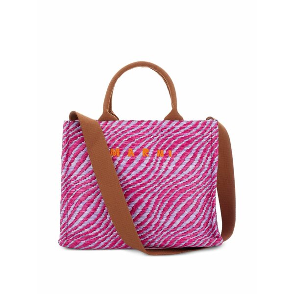 マルニ レディース ハンドバック 御徒面子 Double-handle tote bag Pink