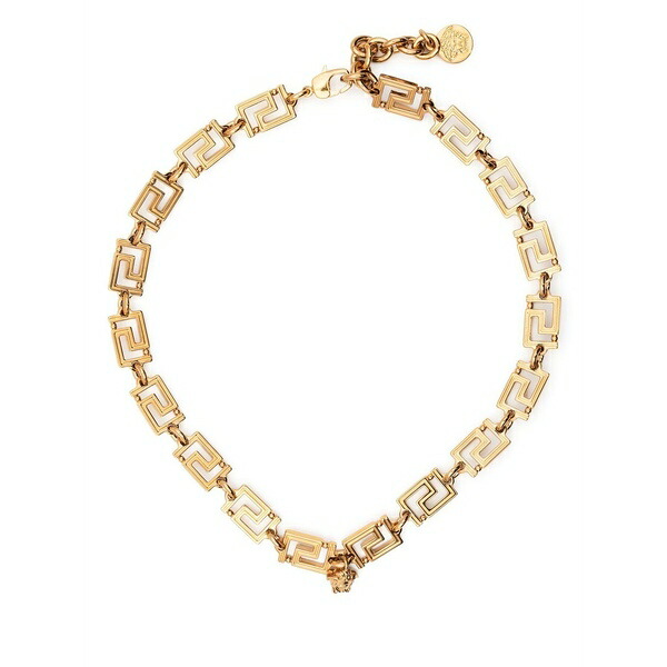 ヴェルサーチ レディース ネックレス・チョーカー・ペンダントトップ アクセサリー Greca chain necklace Gold｜asty