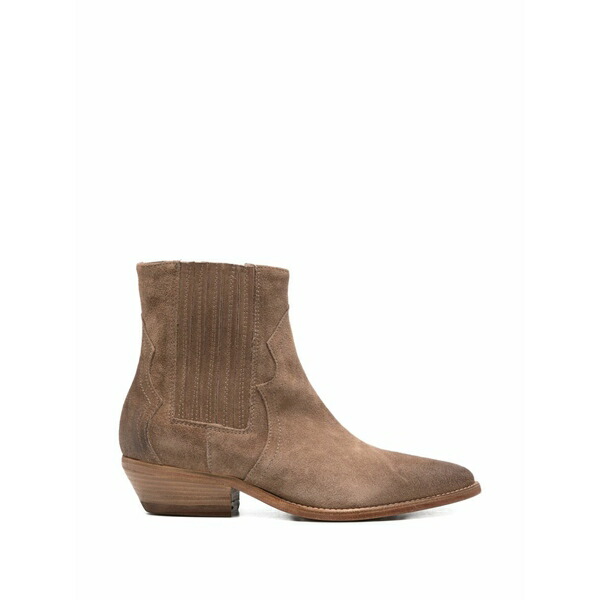 ジュリーディー レディース ブーツ シューズ Pointed boots Brown
