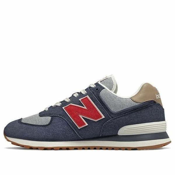 未使用 23cm D ニューバランス ML574HJ2 オレンジ/ネイビー ニューバランス New Balance メンズスニーカー ML574HJ2