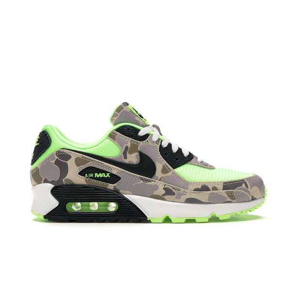 Nike ナイキ メンズ スニーカー 【Nike Air Max 90 Green Camo】 サイズ US_11.5(29.5cm) Ghost Green/Black｜asty