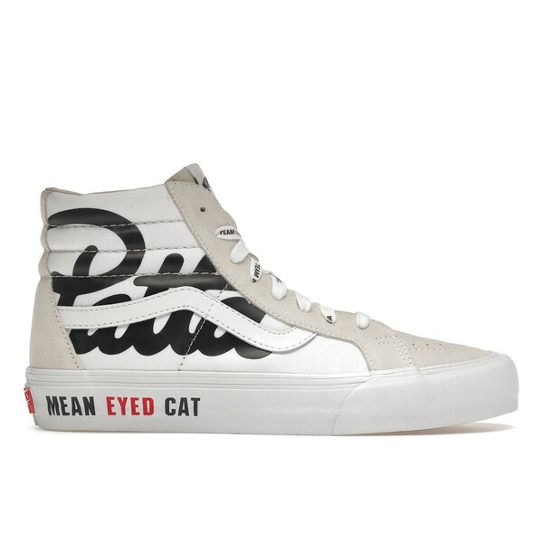 Vans バンズ メンズ スニーカー 【Vans UA Sk8-Hi Reissue VLT LX Patta Mean Eyed Cat White】 サイズ US_9(27.0cm) White/White｜asty