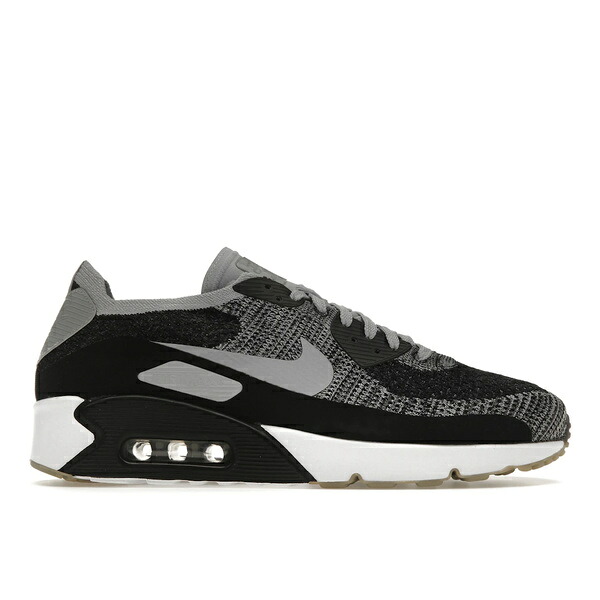 Nike ナイキ メンズ スニーカー 【Nike Air Max 90 Ultra 2.0 Flyknit Black Wolf Grey】 サイズ US_8.5(26.5cm) Black/Wolf Grey-Pure Platinum-Dark Grey｜asty 76,890円