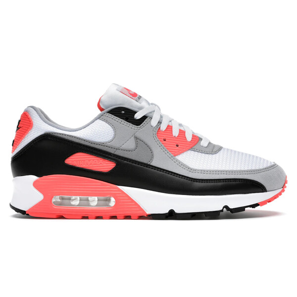 Nike ナイキ メンズ スニーカー  【Nike Air Max 90 Infrared (2020)】  大きさ US_M_15 White/Black-Cool Grey-Radiant Red