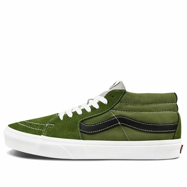 Vans バンズ メンズ スニーカー 【Vans Sk8-Mid Low Top skate shoes Unisex dark green VN0A3WM3WZ6】 サイズ US_7.5(25.5cm)|asty