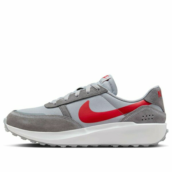 Nike ナイキ メンズ スニーカー  【Nike Waffle Nav \u0027Wolf Grey Cool Grey White University Red\u0027 FJ4195-004】  大いさ US_M_13 メンズ靴-靴