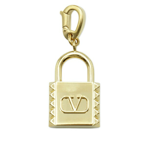 ヴァレンティノ ガラヴァーニ メンズ 首飾り・チョー鉄道車両 付属品 Vlogo signature padlock pendant Gold