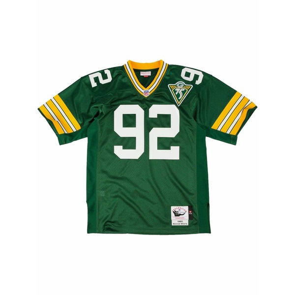 ミッチェル&ネス メンズ Tシャツ トップス Green bay packers 1993 reggie white authentic jersey Green｜asty