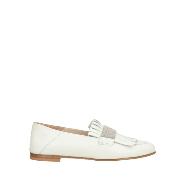 【送料無料】 ファビアナ フィリッピ レディース スリッポン・ローファー シューズ Loafers White